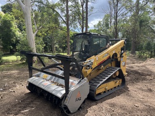 Skid Steer + Mulching Attachment — Minespec Plant Hire Brisbane & Sunshine Coast